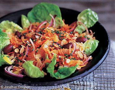 Salade d’oranges au cumin et à la carotte Salade d’oranges au cumin et à la carotte