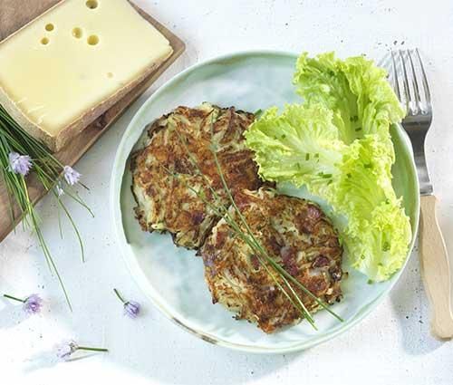 Rostis à l'Appenzeller doux